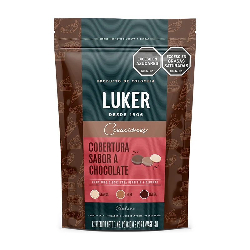 Cobertura sabor choccolate leche 1 Kg
