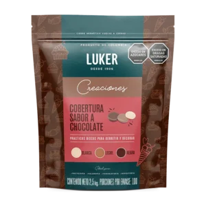 Cobertura sabor chocolate blanca 2,5 Kg